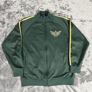Vintage The Legend of Zelda Jacket Mens XS 2007 Y2K Nintendo Track Video Game